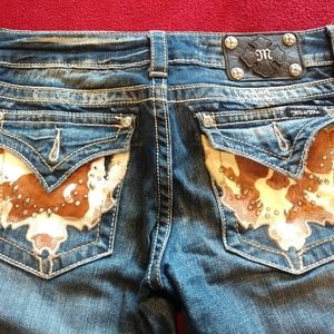 Miss me cowhide jeans